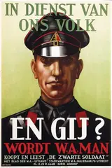 Louis E. Manche, In dienst van ons volk EN GIJ? Wordt W.A. man, poster
