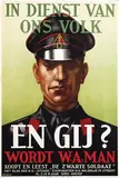 Louis E. Manche, In dienst van ons volk EN GIJ? Wordt W.A. man, poster
