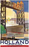 Machiel Wilmink, Holland for the Holidays Statendam (Holland America Line), poster