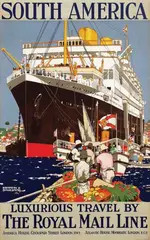 Kenneth Denton Shoesmith, The Royal Mail Line South America, poster