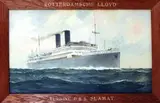 E. van Hove, Rotterdamsche Lloyd Turbine D.S.S. Slamat, poster