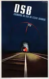 Aage Rasmussen, DSB Chemin de Fer de l'Etat Danois, 1937, poster