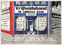 Anton Dirckx, Vrijheidsbond Stemt Liberaal, poster