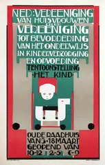 J.C. Nederhand, Ned. Vereeniging van Huisvrouwen Tentoonstelling Het Kind, poster