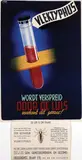 Salverda, Vlektyphus wordt verspreid door de luis, 1945, poster
