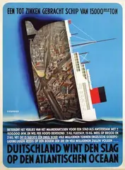 Siegfried, Duitschland wint den slag op den Atlantischen Oceaan, poster