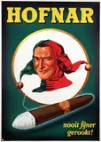 Frans Mettes, Hofnar nooit fijner gerookt!, 1954, poster
