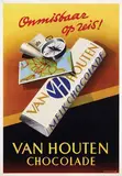 Wladimir Flem, Van Houten Chocolade Onmisbaar op reis!, 1957, poster