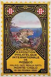 E. Clérissi, Exposition Philatélique de Monaco, 1928, poster