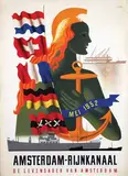 Eppo Doeve, Amsterdam Rijnkanaal, 1952, poster