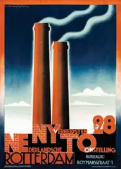 Cassandre, NENYTO Nederlandsche Nyverheids Tentoonstelling Rotterdam, 1928, poster