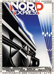 Cassandre, Nord Express, 1927, poster