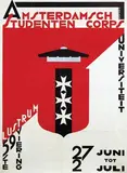 Zeeger D.J.W. Gulden, Amsterdamsch Studenten Corps 59ste Lustrum Viering, 1927, poster