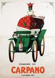 Armando Testa, Carpano e la prima Fiat, 1954, poster