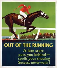 Frank T. Beatty, Out of the Running, 1929, poster