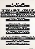 Gerrit Adriaans, A.K.G. (Amersfoorts Kunstenaars Genootschap) Zwart/wit tentoonstelling (grafiek) Amersfoort, 1934, poster