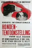 Dick F. Engelse, Hondententoonstelling te Delft, 1936, poster