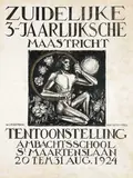 Willem J. Rozendaal, Tentoonstelling Ambachtsschool Maastricht, 1924, poster