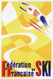 R. Adam, Fédération de Ski Francaise, poster