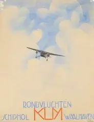 Charles H. de Stuers, KLM rondvluchten, poster