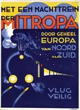 Nicolaas Wijnberg, Met een nachttrein der Mitropa, poster