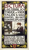 Ludwig W. R. Wenckebach, Lectura Leesbibliotheek in vier Talen, poster