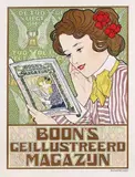 Johann G. van Caspel, Boon's Geillustreeds Magazijn, 1899, poster