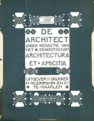 Georg Rueter, De Architect, 1901, poster