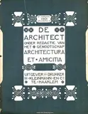 Georg Rueter, De Architect, 1901, poster
