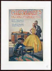 Albert Funke Küpper, C.H. Eckharts Meubelfabriek N.V. Rotterdam, 's Gravenhage, 1925, poster