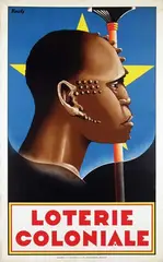 Kerels, Loterie Coloniale, poster