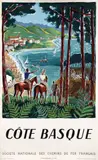 Hervé Baille, Côte Basque, 1950, poster