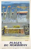 Maurice Brianchon, Plages du Morbihan, 1950, poster