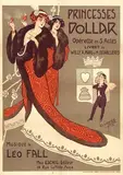 Princesses Dollar Opérette en 3 Actes by François Clérice & Victor Clérise, 1912, poster, sold Jun 2014