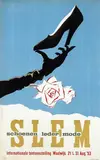Jan Bons, SLEM schoenen leder mode, 1953, poster