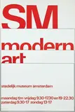 Crouwel & Anne Stienstra, SM modern art, 1974, poster
