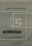 architectuur by Willem H. Crouwel, 1959, poster, sold Jun 2014
