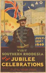 Arthur William Baylis, Visit Southern Rhodesia for the Jubilee Celebrations, 1940, poster