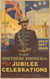 Arthur William Baylis, Visit Southern Rhodesia for the Jubilee Celebrations, 1940, poster