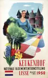 Guus Hens, Keukenhof Nat. Bloemententoonstelling Lisse, 1950, poster
