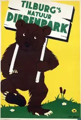 Jim Brair, Tilburg's Natuur Dierenpark, poster