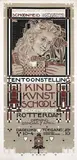 Huib M. Luns, Tentoonstelling Kind Kunst School Rotterdam, poster