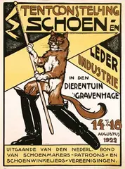 Ype Wenning, Tentoonstelling Schoen- en Lederindustrie 's-Gravenhage, 1922, poster