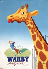 Gunnar Orrby, Warby källfriskt, 1945, poster