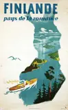 Helge Mether-Borgström, Finlande pays de la romance, 1950, poster