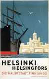 Göran Hongell, Helsinki Helsingfors, 1930, poster