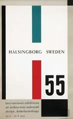 Anders Beckman, Hälsingborg Sweden, 1955, poster