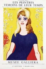 Kees van Dongen, Les Peintres Témoins de leur Temps Musée Galliéra (Brigitte Bardot), 1964, poster