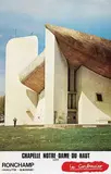 Le Corbusier, Chapelle Notre-Dame-du-Haut, 1955, poster