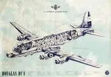 Joop van Heusden, KLM Douglas DC 4, poster